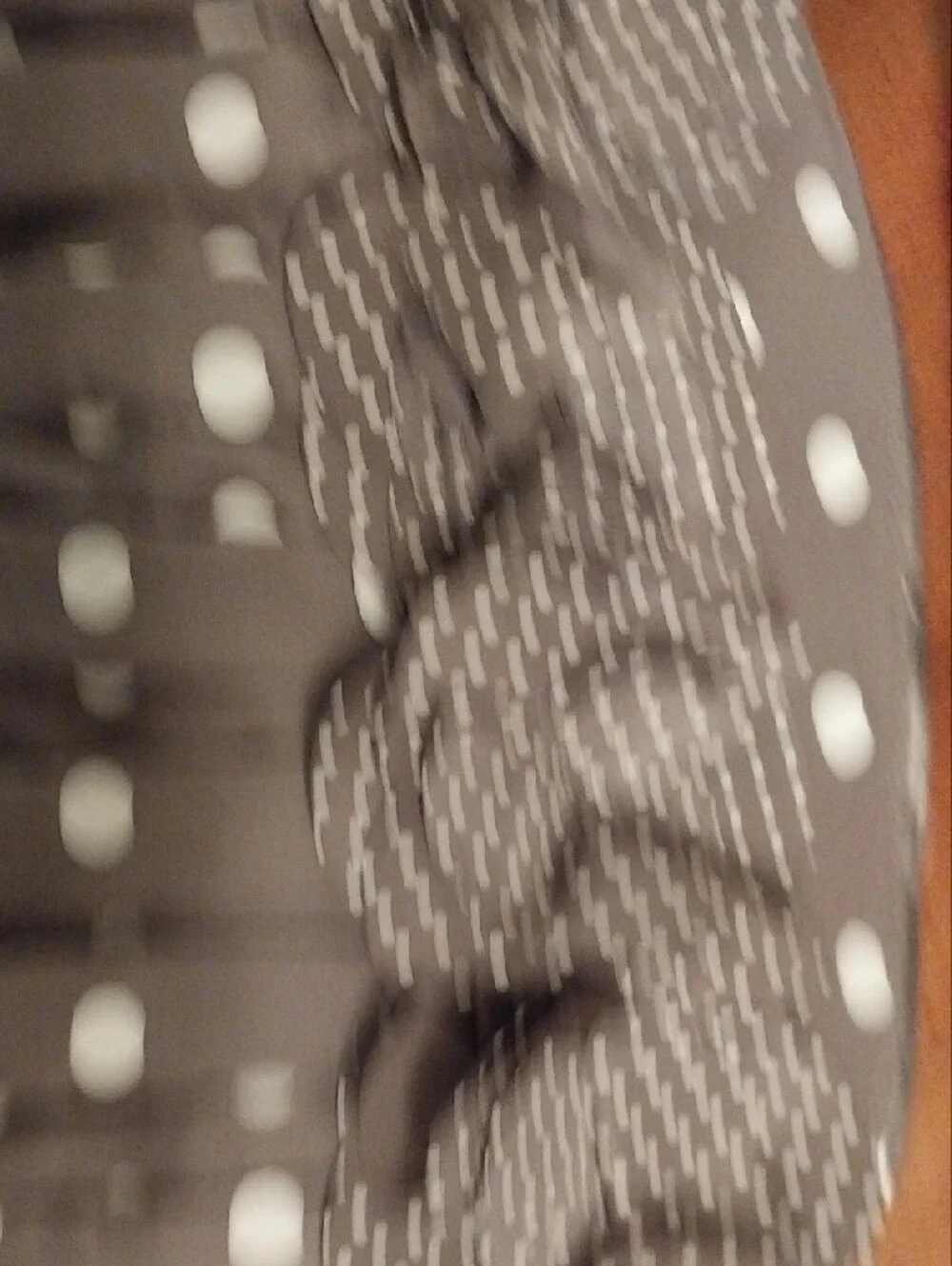 Camomilla MILANO Italy Brown With Polka Dot Floral Clutch